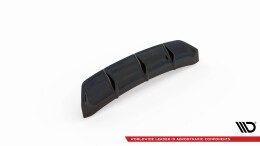 Heck Ansatz Diffusor passend für Ford Mondeo ST-Line Mk5 Facelift schwarz Hochglanz