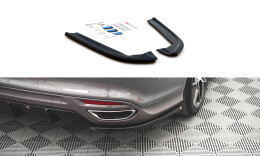 Heck Ansatz Flaps Diffusor V.2 passend für Ford Mondeo ST-Line Mk5 Facelift schwarz Hochglanz