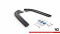 Heck Ansatz Flaps Diffusor V.1 passend für Ford Mondeo ST-Line Mk5 Facelift schwarz Hochglanz