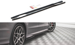 Seitenschweller Ansatz Cup Leisten passend für Ford Mondeo ST-Line Mk5 Facelift schwarz Hochglanz