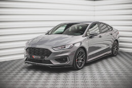 Seitenschweller Ansatz Cup Leisten passend für Ford Mondeo ST-Line Mk5 Facelift schwarz Hochglanz