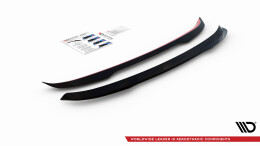 Heck Spoiler Aufsatz Abrisskante passend für BMW X5 M F85 schwarz Hochglanz
