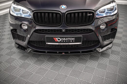 Cup Spoilerlippe Front Ansatz V.1 passend für BMW X5 M F85 / X6 M F86 schwarz Hochglanz