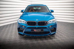 Cup Spoilerlippe Front Ansatz V.1 passend für BMW X5 M F85 / X6 M F86 schwarz Hochglanz