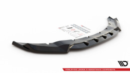 Cup Spoilerlippe Front Ansatz V.1 passend für BMW X5 M F85 / X6 M F86 schwarz Hochglanz