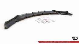 Cup Spoilerlippe Front Ansatz V.1 passend für BMW X5 M F85 / X6 M F86 schwarz Hochglanz