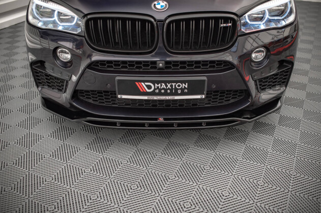 Cup Spoilerlippe Front Ansatz V.2 passend für BMW X5 M F85 / X6 M F86 schwarz Hochglanz