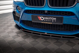 Cup Spoilerlippe Front Ansatz V.2 passend für BMW X5 M F85 / X6 M F86 schwarz Hochglanz