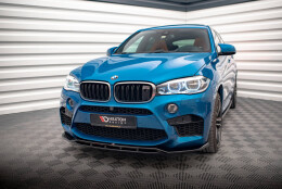 Cup Spoilerlippe Front Ansatz V.2 passend für BMW X5 M F85 / X6 M F86 schwarz Hochglanz