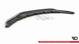 Cup Spoilerlippe Front Ansatz V.2 passend für BMW X5 M F85 / X6 M F86 schwarz Hochglanz