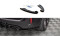 Heck Ansatz Flaps Diffusor passend für BMW X5 M F85 schwarz Hochglanz