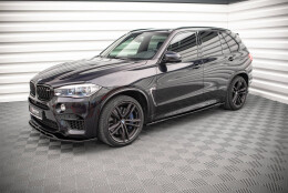 Seitenschweller Ansatz Cup Leisten V.1 passend für BMW X5 M F85 schwarz Hochglanz