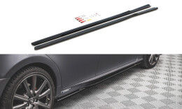 Seitenschweller Ansatz Cup Leisten für Lexus GS F Sport Mk4(L10) schwarz Hochglanz