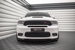 Cup Spoilerlippe Front Ansatz V.1 passend für Dodge Durango RT / SRT Mk3 Facelift schwarz Hochglanz