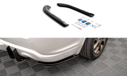 Heck Ansatz Flaps Diffusor passend für Dodge Durango RT Mk3 schwarz Hochglanz