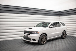 Seitenschweller Ansatz Cup Leisten passend für Dodge Durango RT Mk3 schwarz Hochglanz