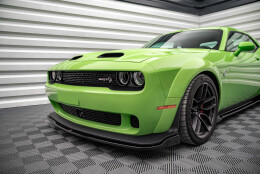 Cup Spoilerlippe Front Ansatz passend für Dodge Challenger SRT Hellcat Widebody Mk3 schwarz Hochglanz