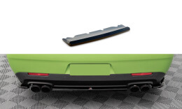 Mittlerer Cup Diffusor Heck Ansatz passend für Dodge Challenger SRT Hellcat Widebody Mk3 schwarz Hochglanz