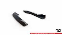 Heck Ansatz Flaps Diffusor passend für Dodge Challenger SRT Hellcat Widebody Mk3 schwarz Hochglanz