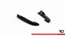 Street+ Heck Ansatz Flaps passend für Dodge Challenger SRT Hellcat Widebody Mk3 schwarz Hochglanz