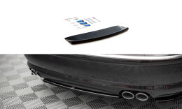 Mittlerer Cup Diffusor Heck Ansatz passend für Audi S8 D3 schwarz Hochglanz