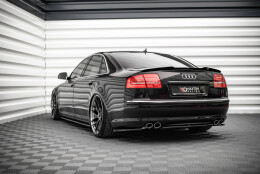 Heck Spoiler Aufsatz Abrisskante passend für Audi S8 D3 schwarz Hochglanz