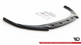 Cup Spoilerlippe Front Ansatz V.2 für Hyundai I30 N Hatchback/Fastback Mk3 Facelift schwarz matt