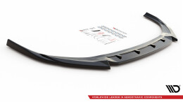 Cup Spoilerlippe Front Ansatz V.2 für Hyundai I30 N Hatchback/Fastback Mk3 Facelift schwarz Hochglanz