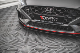 Cup Spoilerlippe Front Ansatz V.2 passend für Hyundai I30 N / I30 N-Line Hatchback/Fastback Mk3 Facelift schwarz Hochglanz