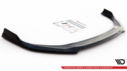 Cup Spoilerlippe Front Ansatz V.3 passend für Hyundai I30 N / I30 N-Line Hatchback/Fastback Mk3 Facelift schwarz Hochglanz