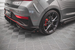 Heck Ansatz Flaps Diffusor V.1 + Flaps für Hyundai I30 N Hatchback Mk3 Facelift