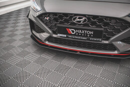 Street Pro Cup Spoilerlippe Front Ansatz passend für Hyundai I30 N Hatchback/Fastback Mk3 Facelift SCHWARZ
