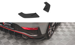 Street Pro Heck Ansatz Flaps Diffusor passend für Hyundai I30 N Hatchback Mk3 Facelift SCHWARZ