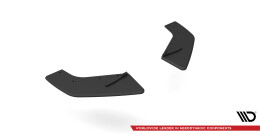 Street Pro Heck Ansatz Flaps Diffusor passend für Hyundai I30 N Hatchback Mk3 Facelift SCHWARZ