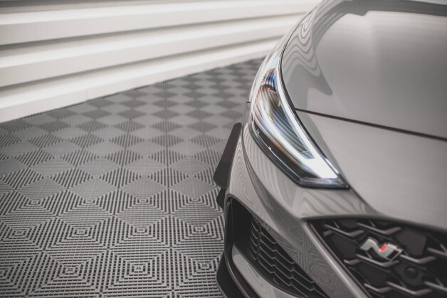Stoßstangen Flaps Wings vorne Canards passend für Hyundai I30 N / I30 N-Line Hatchback/Fastback Mk3 Facelift