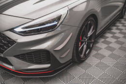 Stoßstangen Flaps Wings vorne Canards passend für Hyundai I30 N / I30 N-Line Hatchback/Fastback Mk3 Facelift