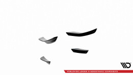Stoßstangen Flaps Wings vorne Canards passend für Hyundai I30 N / I30 N-Line Hatchback/Fastback Mk3 Facelift