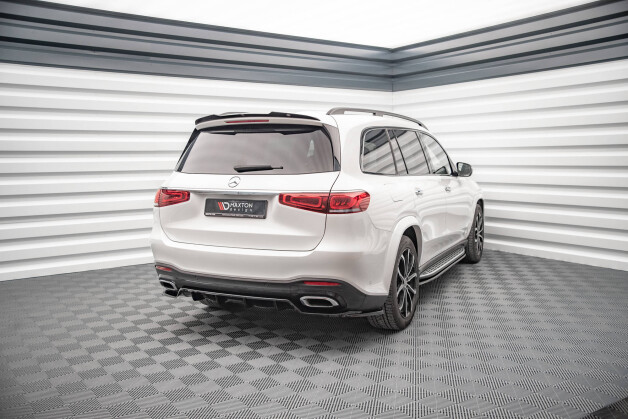 Heck Spoiler Aufsatz Abrisskante passend für Mercedes-Benz GLS AMG-Line X167 schwarz Hochglanz
