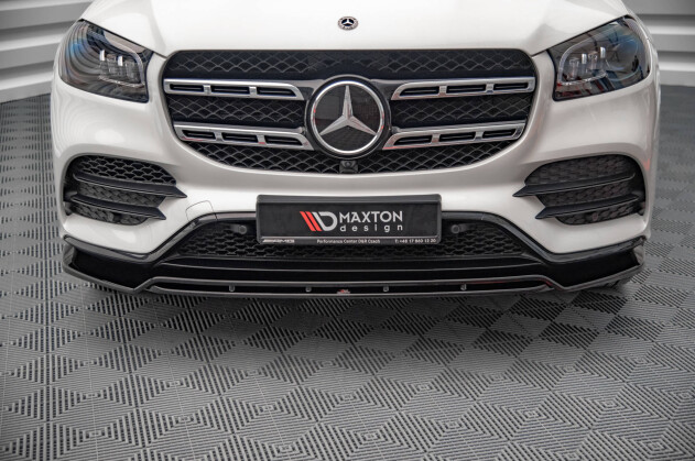 Cup Spoilerlippe Front Ansatz passend für Mercedes-Benz GLS AMG-Line X167 schwarz Hochglanz