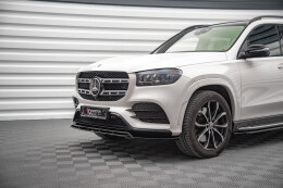 Cup Spoilerlippe Front Ansatz für Mercedes GLS AMG-Line X167 schwarz Hochglanz