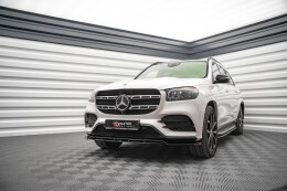 Cup Spoilerlippe Front Ansatz für Mercedes GLS AMG-Line X167 schwarz Hochglanz