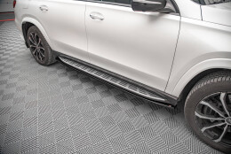 Seitenschweller Ansatz Cup Leisten passend für Mercedes-Benz GLS AMG-Line X167 schwarz Hochglanz
