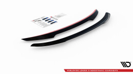 Heck Spoiler Aufsatz Abrisskante passend für Maserati Ghibli Mk3 schwarz Hochglanz