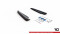 Heck Ansatz Flaps Diffusor passend für Maserati Ghibli Mk3 schwarz Hochglanz
