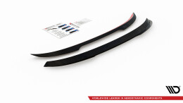 Heck Spoiler Aufsatz Abrisskante passend für BMW X1 M-Paket F48 schwarz Hochglanz