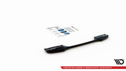 Mittlerer Cup Diffusor Heck Ansatz passend für BMW X1 M-Paket F48 / F48 Facelift schwarz Hochglanz