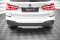 Mittlerer Cup Diffusor Heck Ansatz passend für BMW X1 M-Paket F48 / F48 Facelift schwarz Hochglanz