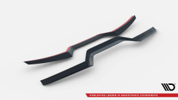 Heck Spoiler Aufsatz Abrisskante passend für BMW X6 M F96 Facelift schwarz Hochglanz