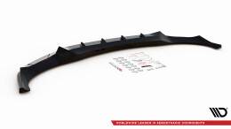 Cup Spoilerlippe Front Ansatz V.1 passend für BMW X6 M-Paket G06 schwarz Hochglanz