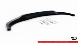 Cup Spoilerlippe Front Ansatz V.2 passend für BMW X6 M-Paket G06 schwarz Hochglanz
